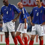 ZIDANE #10 France Home Blue Retro Soccer Jersey  2002 ★★