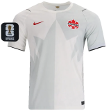 2026/27 Canada Third White Fans Soccer Jersey (Have Right Patch 有右臂章 黑底白字）