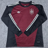 2026/27 Spain Goalkeeper Red Fans Long Sleeve Soccer Jersey