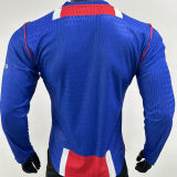 2026/27 PSG Home Blue Player Version Long Sleeve Soccer Jersey