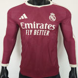 2026/27 RM Third Player Version Long Sleeve Soccer Jersey