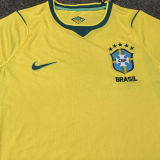 NEYMAR JR #10 Brazil 1:1 Quality Home Yellow Fans Soccer Jersey 2026/27 ★★
