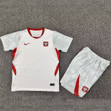 2026/27 Poland Home White Kids Soccer Jersey