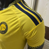 2026/27 Al Nassr Home Yellow Player Version Soccer Jersey