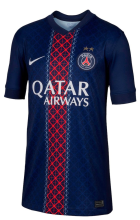 2025/26 PSG Home Blue Fans Soccer Jersey With star （二个星）