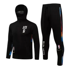 NAB NETS Black Hoodie Jacket Tracksuit
