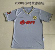 Retro Dortmund Away 1:1 Quality Soccer Jersey    2000