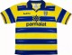 Retro Parma Homen Yellow And Blue 1:1 Quality Soccer Jersey  1998-1999