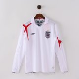 Retro England Home Long sleeve  1:1 Quality Soccer Jersey  2006