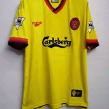 Retro Liverpool Away  1:1 Quality Soccer Jersey   1998-2000