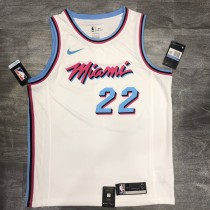 NBA  Heat crew crew white 22 Jim Butler  with chip  1:1