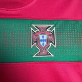 Retro  Portugal Home 1:1 Quality Soccer Jersey  2010