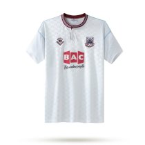 Retro West Ham Away    1:1 Quality Soccer Jersey  1989-1990