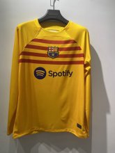 Barcelona 3RD Away Long Sleeve Fan 1:1 Quality Soccer Jersey    22-23