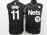 NBA 2021 Nets #11 Lrving award black