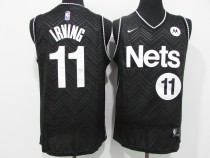 NBA 2021 Nets #11 Lrving award black