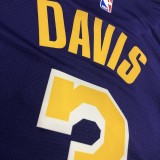 NBA Lakers crew neck Vintage purple 3 Davis  with chip  1:1