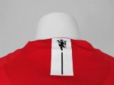 Retro Manchester United Long Home With Embroidery Champion 1:1 Quality Soccer Jersey   2007-2008