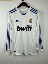 Retro Real Madrid Home Long Sleeve 2010-2011