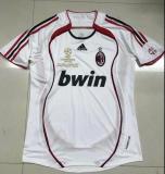 Retro AC white away 1:1 Quality Soccer Jersey  2006-2007