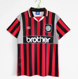 Retro Manchester City Away 1:1 Quality Soccer Jersey  1994-1996