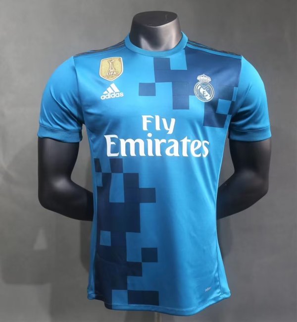 Retro Real Madrid Third Player 1:1 Quality Soccer Jersey   2017-2018