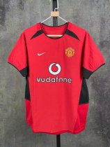 Retro Manchester United Home  1:1 Quality Soccer Jersey  2002-2004