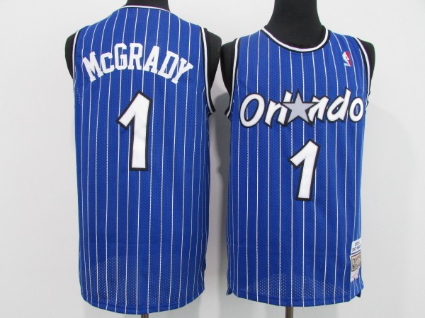 NBA Magic #1 McGrady Retro blue
