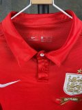 Retro England Away  1:1 Quality Soccer Jersey  2013-2014