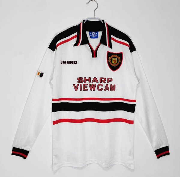 Manchester united Away  retro long sleeve 1998-1999