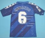 Retro Real Madrid Away Blue  1:1 Quality Soccer Jersey    1994 1995 1996