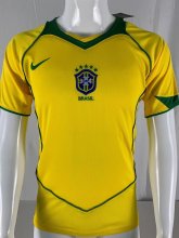 Retro Brazil Home 1:1 Quality Soccer Jersey  2004-2005