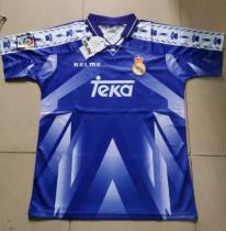 Retro Real Madrid Away  1:1 Quality Soccer Jersey  1996-1997