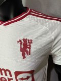Manchester United 2RD Away  Player 1:1 Quality Soccer Jersey    23-24