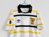 Retro  Scotland Away 1:1 Quality Soccer Jersey  1988-1991
