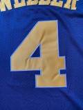 NCAA University of Michigan # 4 Chris Webber dark blue jersey