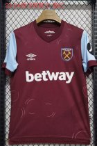 West Ham United Home Fans 1:1 Quality Soccer Jersey  23-24