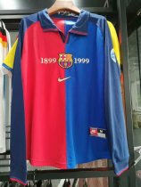 Retro Centennial Barcelona Edition Long sleeve 1:1 Quality Soccer Jersey