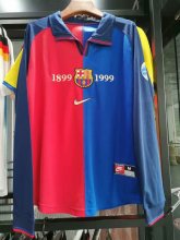 Retro Centennial Barcelona Edition Long sleeve 1:1 Quality Soccer Jersey
