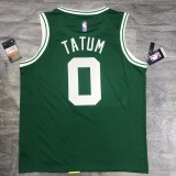 NBA  Celtics Retro Green 0 Tatum  with chip  1:1