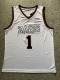 NCAA University of Gonzaga #1 white university Jersey