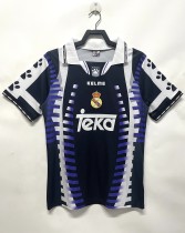 Retro Real Madrid 2RD  Away  1997 1998   1:1 Quality Soccer Jersey