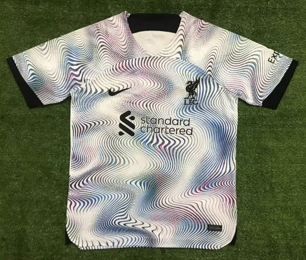 Retro Liverpool Away  Fans 1:1 Quality Soccer Jersey   22-23