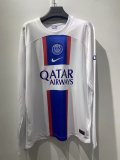 PSG Paris 2RD Away  Long Sleeve  Fans 1:1 Quality Soccer Jersey    22-23