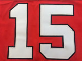 Soviet Union #15 avidas sabonis red basketball shirt
