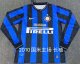 Retro Inter Milan Home Long Sleeve 1:1 Quality Soccer Jersey   (胸前小字 )2009-2010