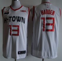 NBA  New season rockets (new fabric printing) 13 Hardon White City Edition
