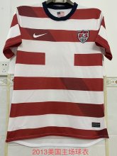 Retro USA  Home Fans 1:1 Quality Soccer Jersey   2013