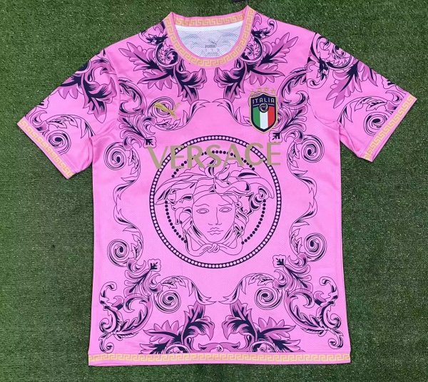 Italy Special Edition Pink  Fans 1:1 Quality Soccer Jersey  23-24