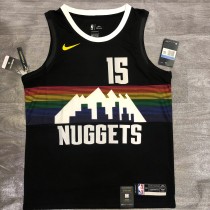 NBA  Nuggets black No. 15 yokic  with chip  1:1